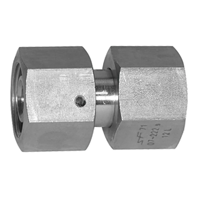Adjustable straight screw connection, sealing cone, nut M16x1.5 i, pipe outer diameter 10 mm, PN max. 315 bar, stainless steel 1.4571