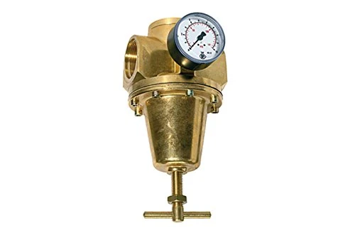 RIEGLER 100897-737.803 Constant Pressure Regulator with Pressure Gauge BG 4 G 1 1/4 0.5-10 Bar 1 Piece