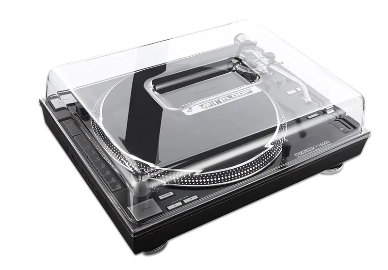 Decksaver Cover for Reloop RP 7000 (MK2) & 8000 (MK2) - Super-Durable Polycarbonate Protective lid in Smoked Clear Colour, Made in The UK - The DJs' Choice for Unbeatable Protection