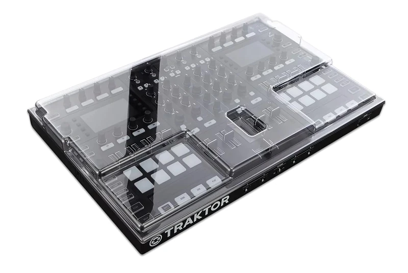 Decksaver Cover for Native Instruments Kontrol S8 - Super-Durable Polycarbonate Protective lid in Smoked Clear Colour, Made in The UK - The DJs' Choice for Unbeatable Protection - Image 1