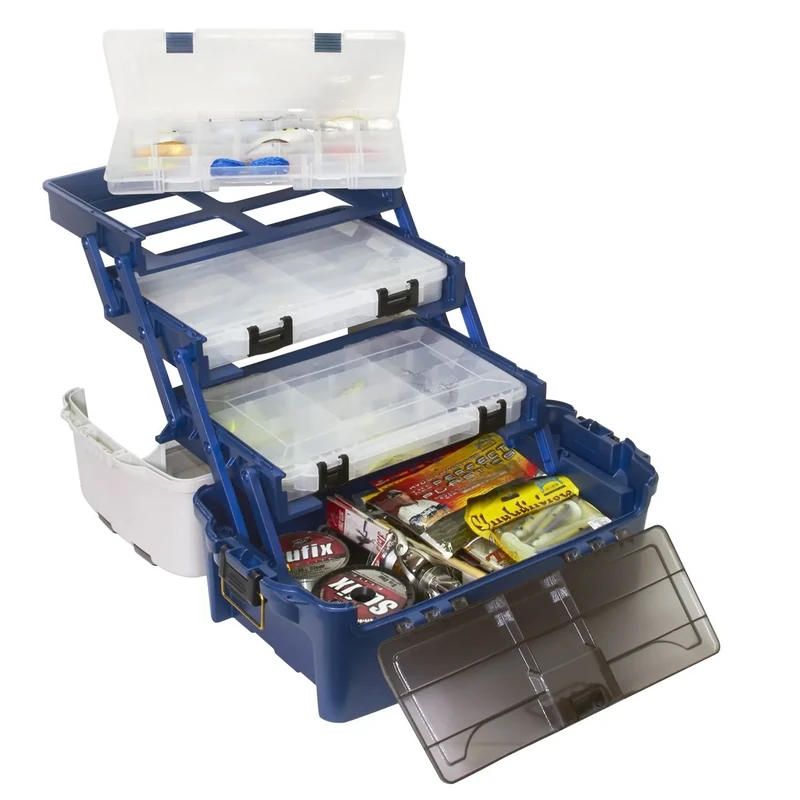 PLANO Hybrid Hip StowAway Tackle Box,Fishing Tackle Organizer, Portable Storage Organizer, Tool box, Small parts, Removable Trays, Fishing, Beading, School or Office Supplies or Crafting Materials
