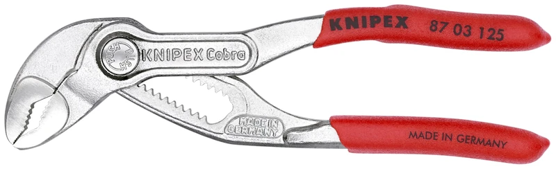 KNIPEX Tools - Cobra Water Pump Pliers, Chrome (8703125)