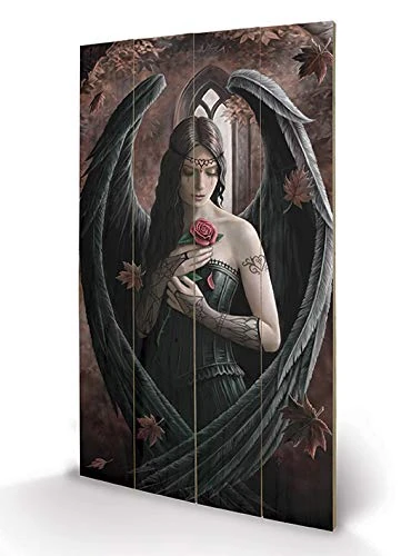 Pyramid International Anne Stokes (Angel Rose) -Wood Print 45 x 76cm, Multi-Colour, 45 x 76 x 1.3 cm - Image 1