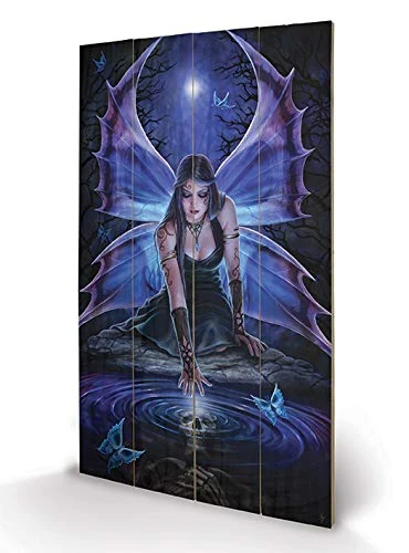 Pyramid International Anne Stokes (Immortal Flight) -Wood Print 45 x 76cm, Multi-Colour, 45 x 76 x 1.3 cm - Image 1