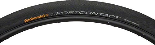 Continental PAIR of 700c x 35c Slick Sport Contact 2 Hybrid Bike Commuting Tyres