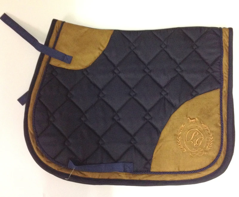 HKM 4998 Saddle Cloth Champagne Lauria Garrelli Saddle Pad - Image 1
