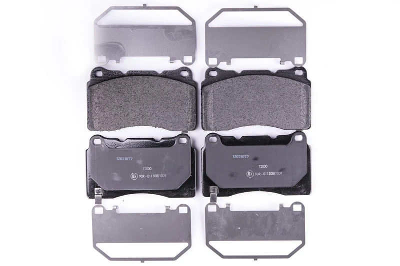 HELLA 8DB 355 015-481 Brake pad set - with acoustic wear warning - T2000 - for e.g. BUICK / CADILLAC / CHEVROLET / HOLDEN