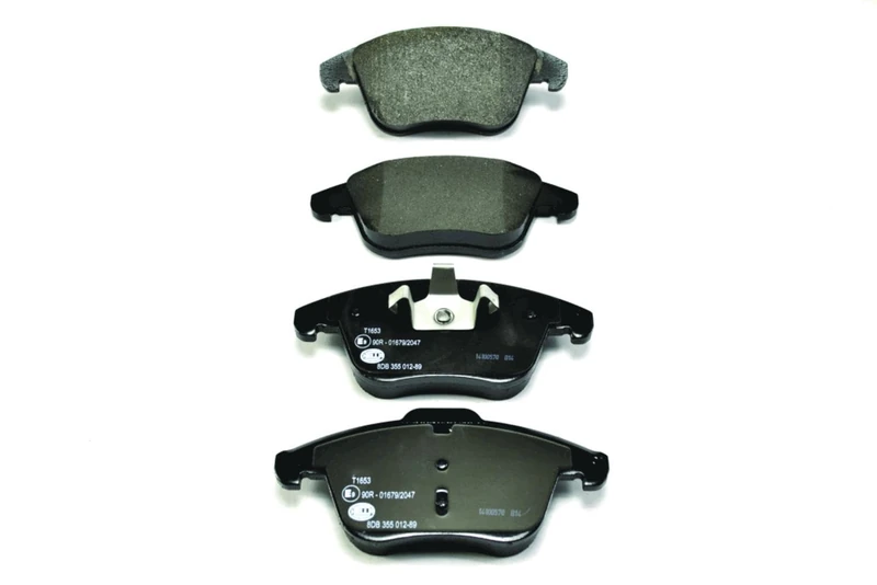 HELLA 8DB 355 012-891 Brake pad set - not prepared for wear indicator - T1653 - for e.g. FORD / LAND ROVER / VOLVO / VOLVO ASIA