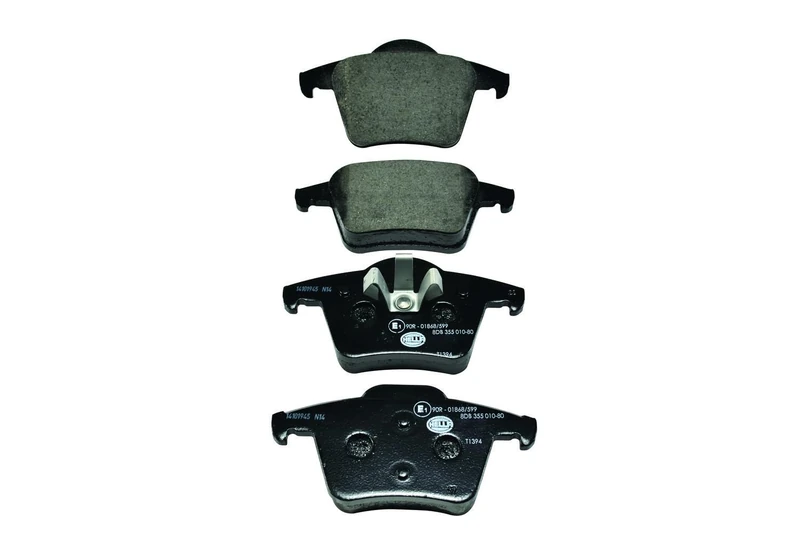 HELLA 8DB 355 010-801 Brake pad set - not prepared for wear indicator - T1394 - for e.g. VOLVO / VOLVO ASIA - Image 1