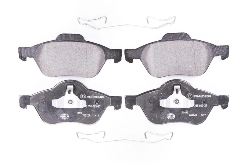 HELLA 8DB 355 013-271 Brake pad set - not prepared for wear indicator - T1693 - for e.g. RENAULT