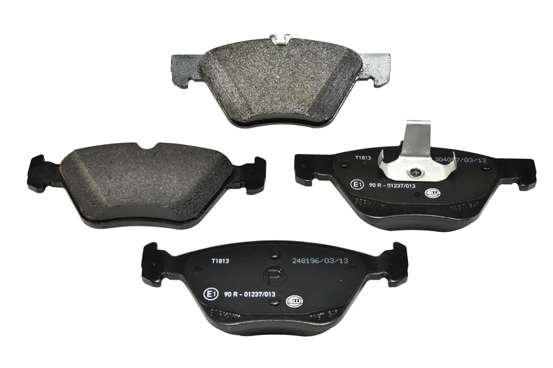 HELLA 8DB 355 014-291 Brake pad set - prepared for wear indicator - T1813 - for e.g. MERCEDES-BENZ