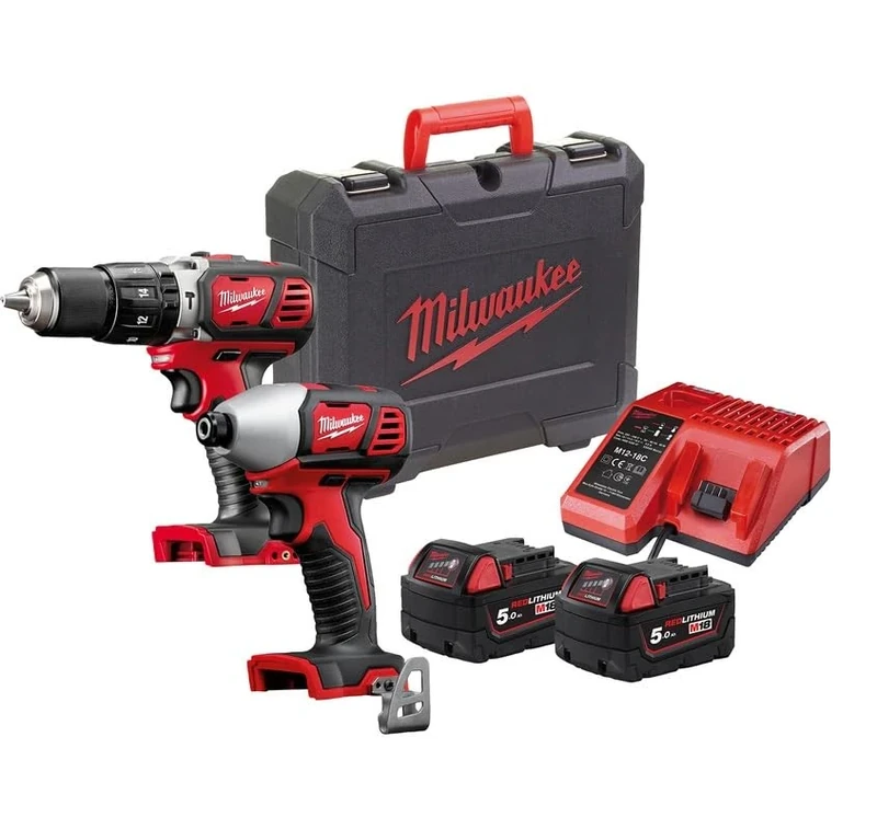 Milwaukee M18 BPP2C-402C Heavy-Duty Twin Pack - 18 Volt 2 x 4.0Ah Li-Ion