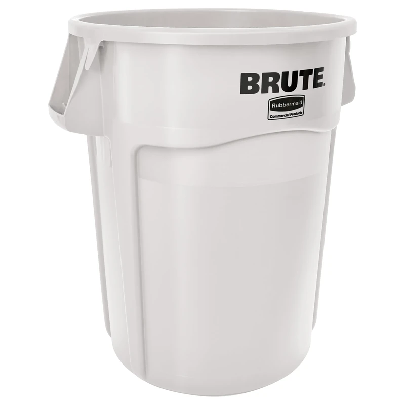 Rubbermaid Commercial Products Vented Brute Round Container 167 Litre White 1779740