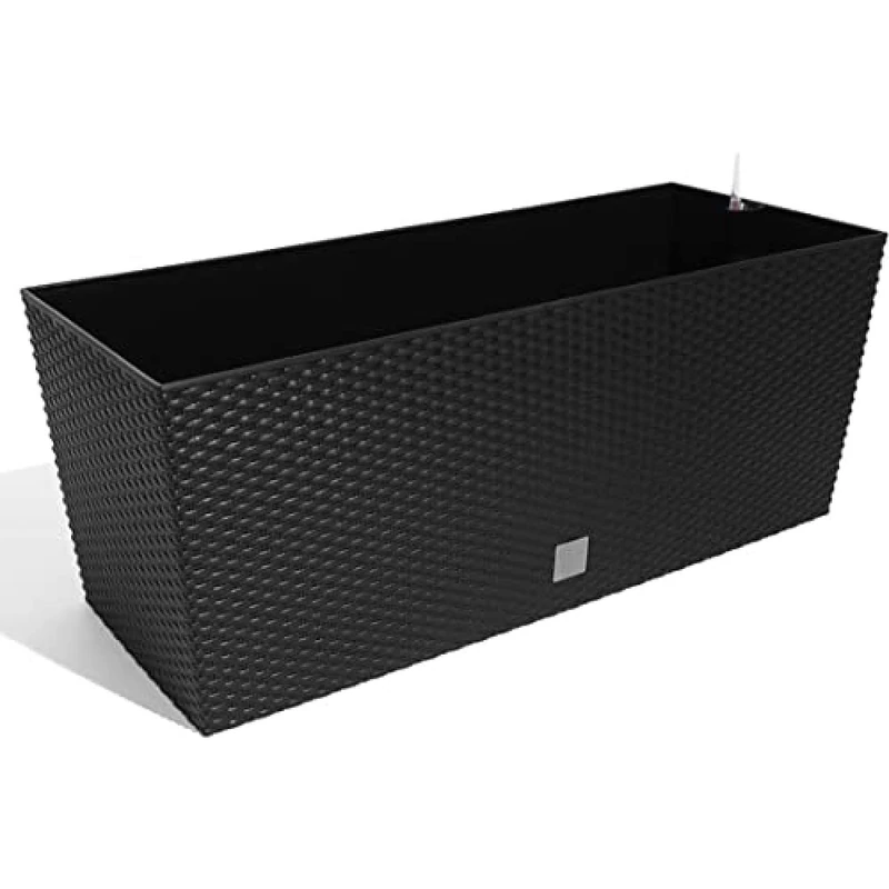 Prosperplast Rato Case Flowerpot Anthracite 80x33x32 cm (6-Pack)