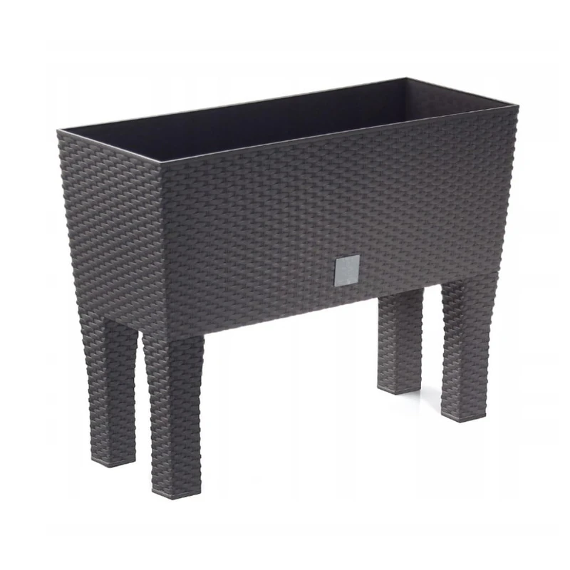 Prosper Plast DRTC600H-440U 60 x 25 x 46 cm Rato Case High Flowerpot - Dark Brown (12-Piece)