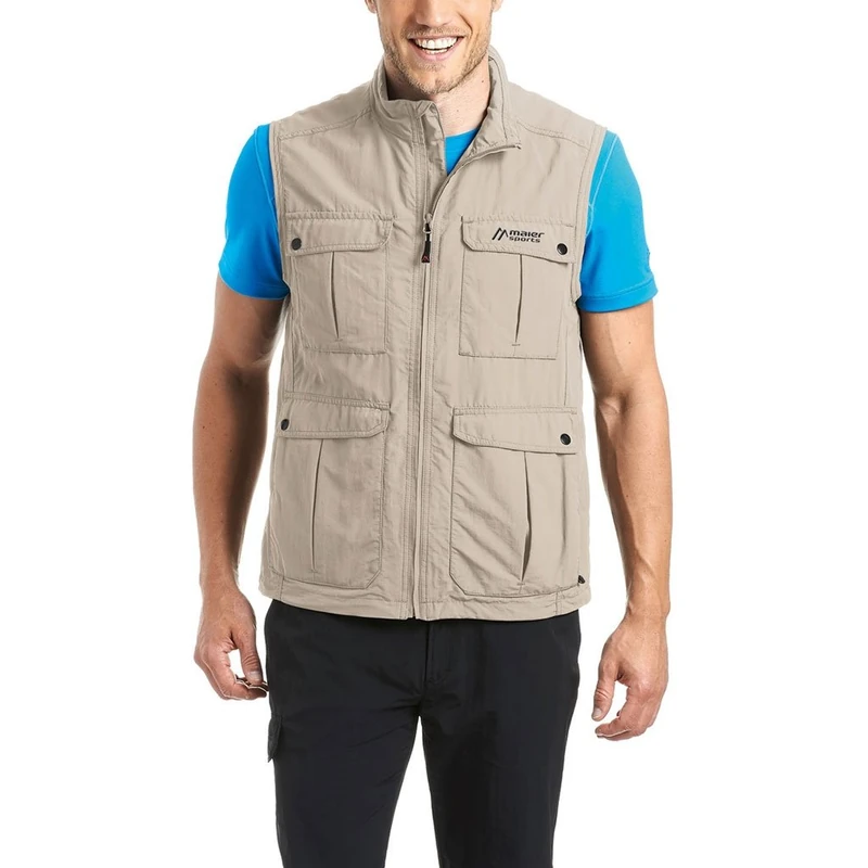 Maier Sports Valdemar Men's Vest grey Feather Gray Size:52