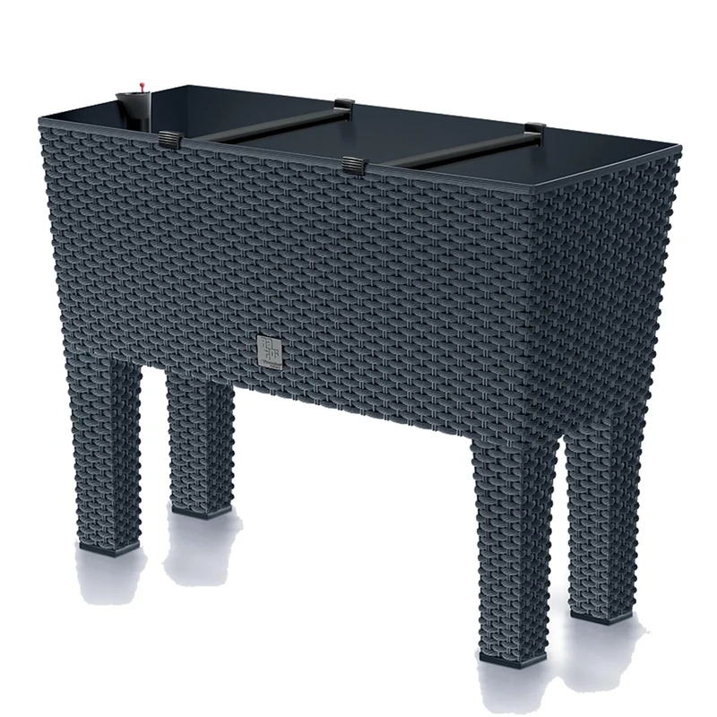 Prosper Plast DRTC600H-S433 60 x 25 x 46 cm Rato Case High Flowerpot - Anthracite (12-Piece)