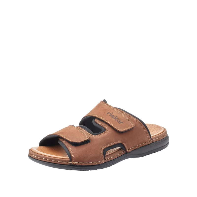 Rieker 25559, Men’s Mules, Brown (marrone/schwarz), UK (41 EU)