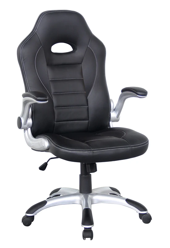 Alphason,AOC8211BLK,Talladega Black faux leather racing chair,Black