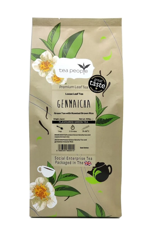 Tea People Genmaicha Popcorn Tea - 500g Loose tea