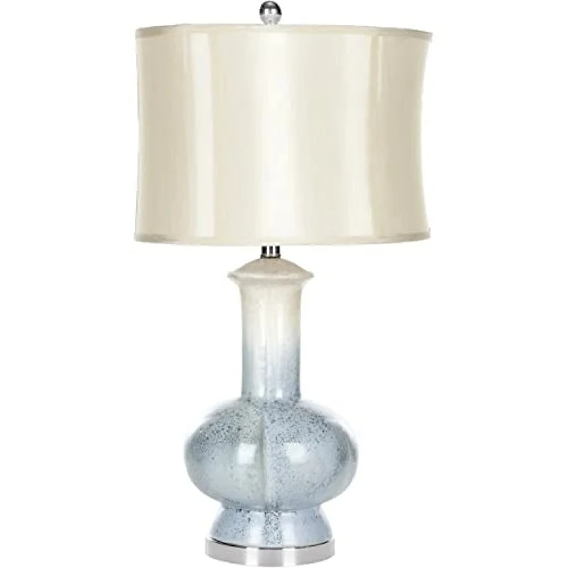 SAFAVIEH Modern Ceramic Table Lamp, in Cream and Blue