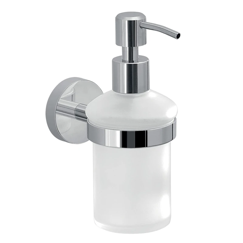 Ref. 23811300200 Soap Dispenser with Dispenser in Chrome Metal 6.8 x 10.5 x 16 cm