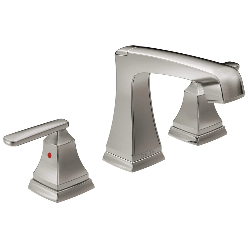 Delta Faucet 3564-SSMPU-DST Ashlyn, Two Handle Widespread Bathroom Faucet, Stainless