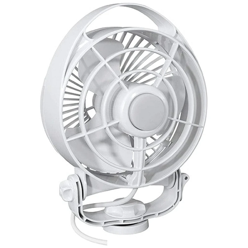 SEEKR Maestro, 7482CAWBX, Cabin Fan with Remote Control, Variable Speed, Direct Wire, 100/130 CFM, 12V, White, 15.2cm Blade