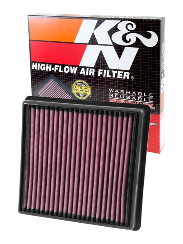 K&N Engine Air Filter: High Performance, Premium, Washable, Replacement Filter: Compatible with 2006-2018 JEEP/CHRYSLER (Grand Cherokee, Grand Cherokee IV, 300C) , 33-3029, Black