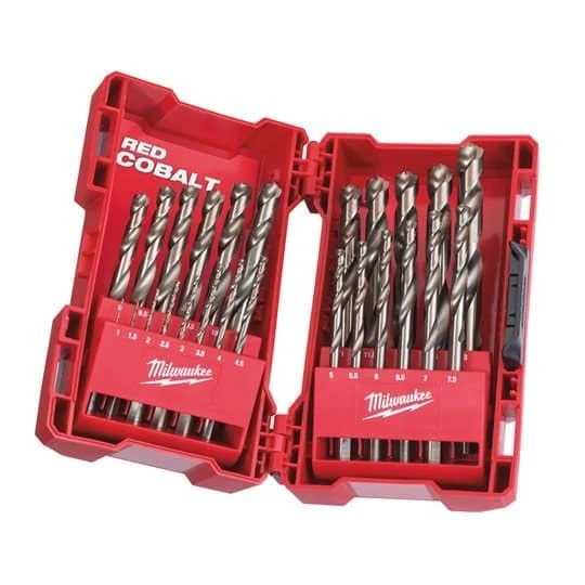 Milwaukee Kit CX Plastic de 25 Brocas HSS-G Cobal