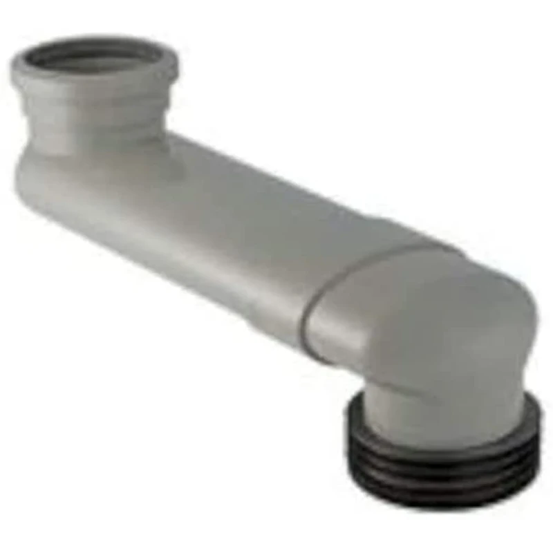 PVC S-Elbow: D90Mm Di100-105.6Mm Grey (388.351.29.1)
