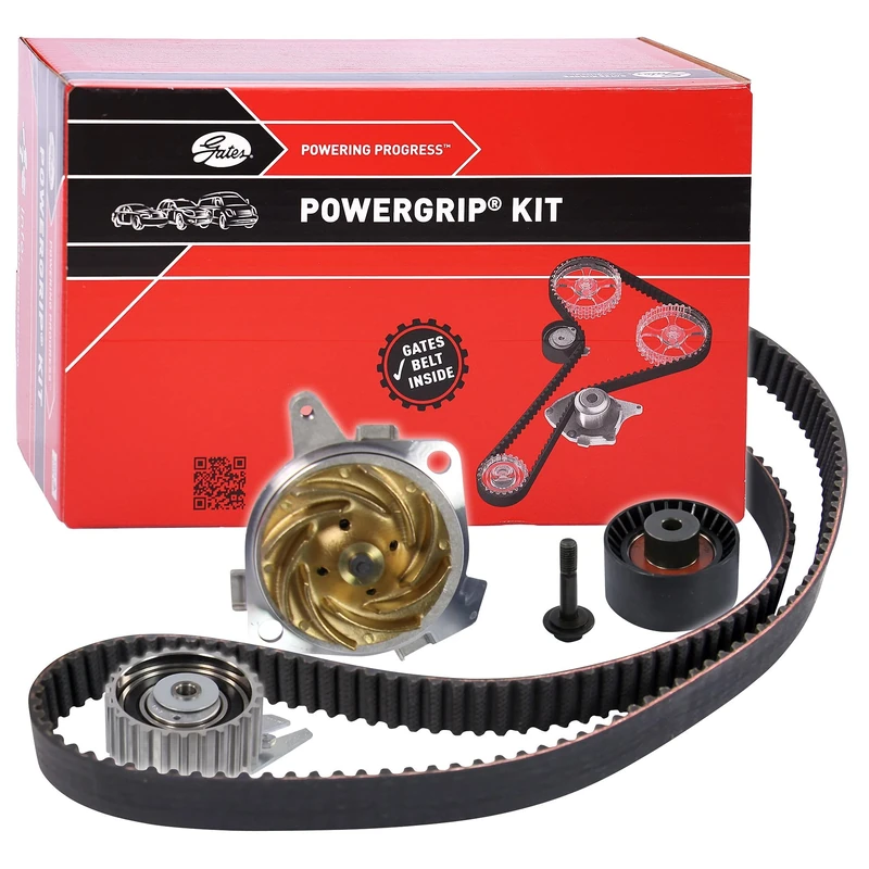 GATES PowerGrip Timing Belt Kit + Car Water Pump KP15653XS