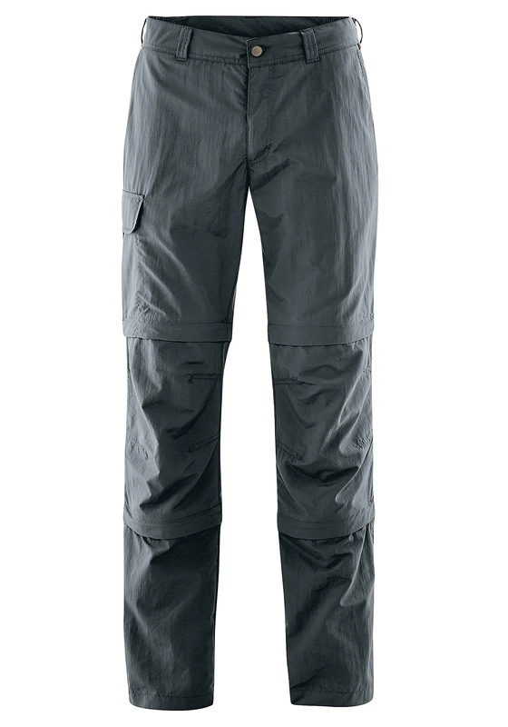 Maier Sports Men's Saale Zip Off Pants, Gray (Graphite), 58 - Image 1