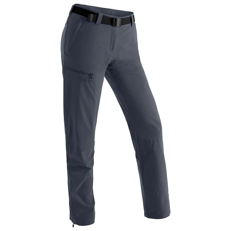 maier sports Inara Slim, Women's Hiking Trousers, Water-Repellent Outdoor Trousers for Trekking and Hiking, Close-Fitting Cut, PFC-Free, mSTRETCH pro 4 & dryprotec Graphite