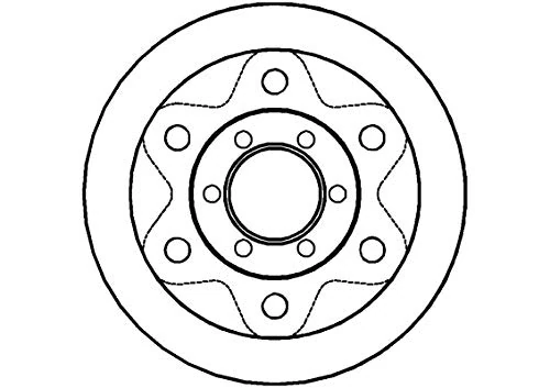 NBD863 National BRAKE DISC (SINGLE) OE QUALITY