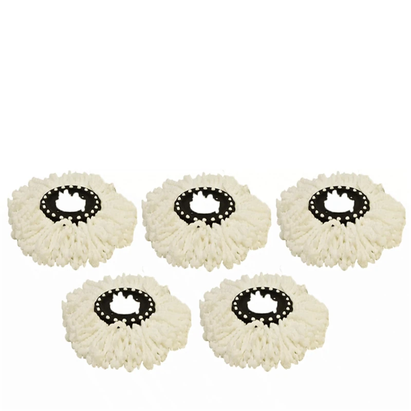 CYCLOMOP Replacement Spinning Spin Mop Heads Pack of 5 (390 Count) - Image 1