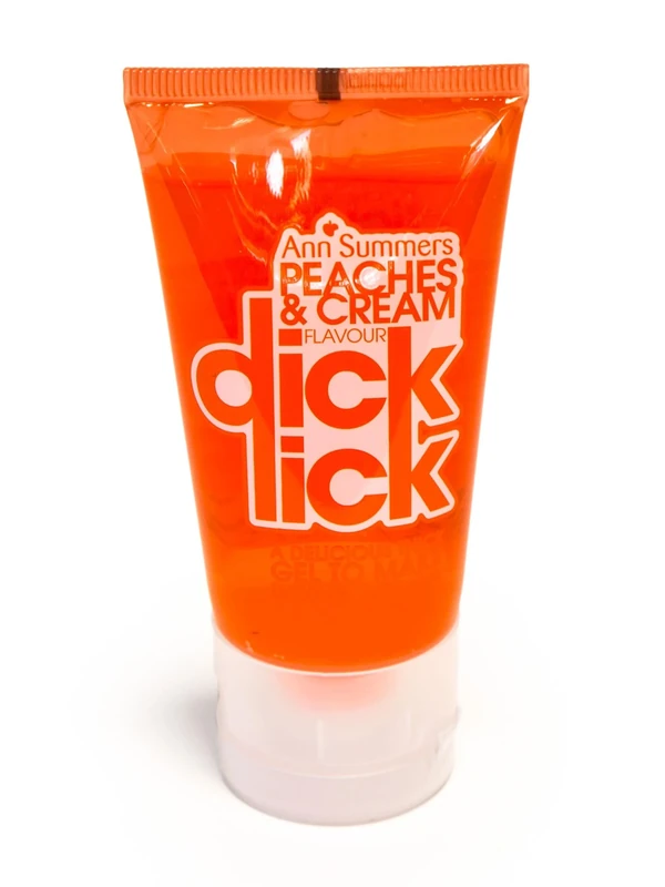 Ann Summers Dick Lick Peaches & Cream 50ml Oral Sex Foreplay Blow Job Flavoured - Image 1