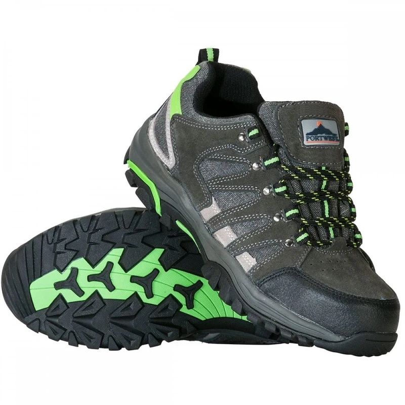 Portwest FW36GRR42 Steelite Loire Low Cut Trainer, S1P HRO, Regular, Size: 42, Grey