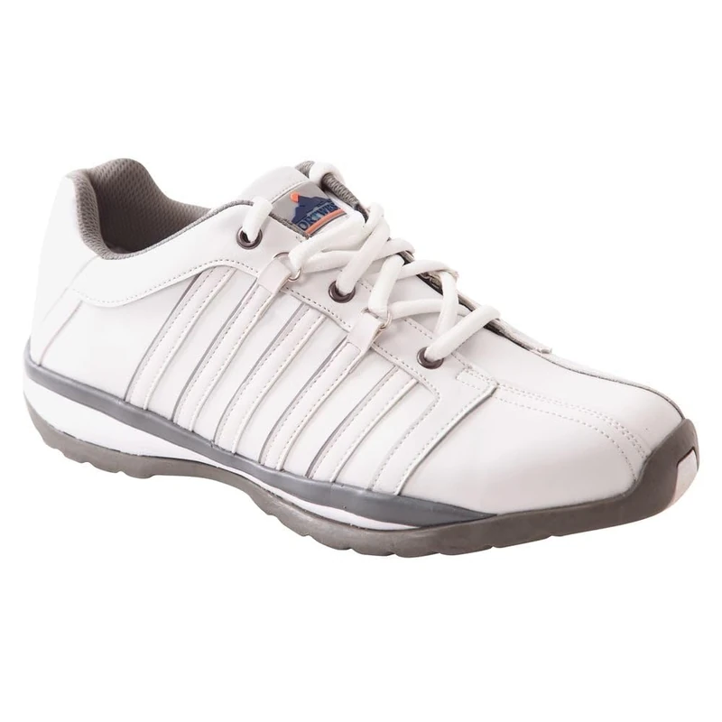 Portwest Steelite Arx Safety Trainer S1P HRO, Size: 39, Colour: White, FW33WHR39
