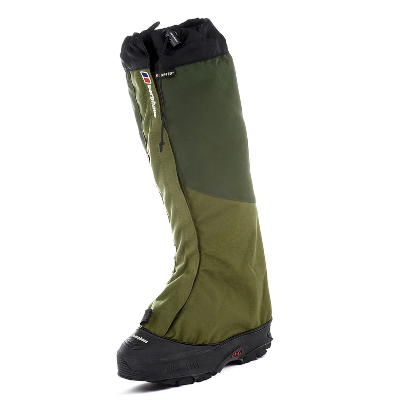 Berghaus Yeti Attak II Gore-Tex Gaiter | Breathable | YETI Pro Rubber Gaiter, Green, XS