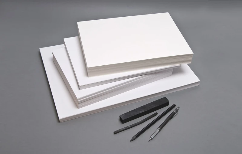 Clairefontaine 21683C - Sketch Drawing Paper Ream - 250 Sheets of Lightly Grained White Paper - A4 21x29.7 cm 90g - Ideal for Drawing and Sketching - Box of 5 - Image 1