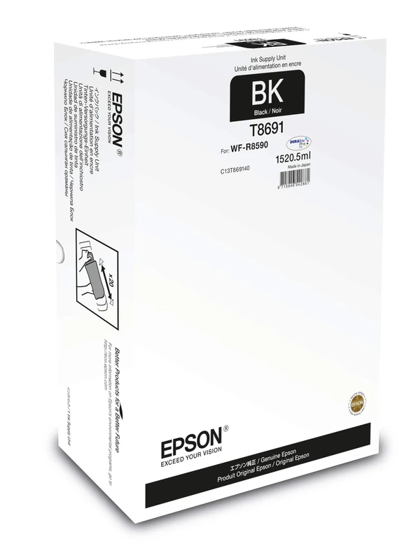 Epson C13T869140 Ink Cartridge for Printers - Black