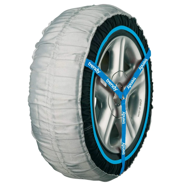 Trendy 48-L Textile Snow Chains (2 Units) for Cars, trucks, 4x4, SUV - Image 1