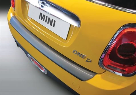 RGM ABS Rear bumper protector compatible with Mini One/Cooper+S F56 3-doors 3/2014-2/2021 & Cabrio F57 2014-2021 & Mini F56 Electric 2021- Silver