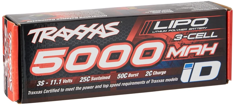 Traxxas 2872X rechargeable battery- rechargeable batteries (Toy, Lithium Polymer, Black, Red) - Image 1