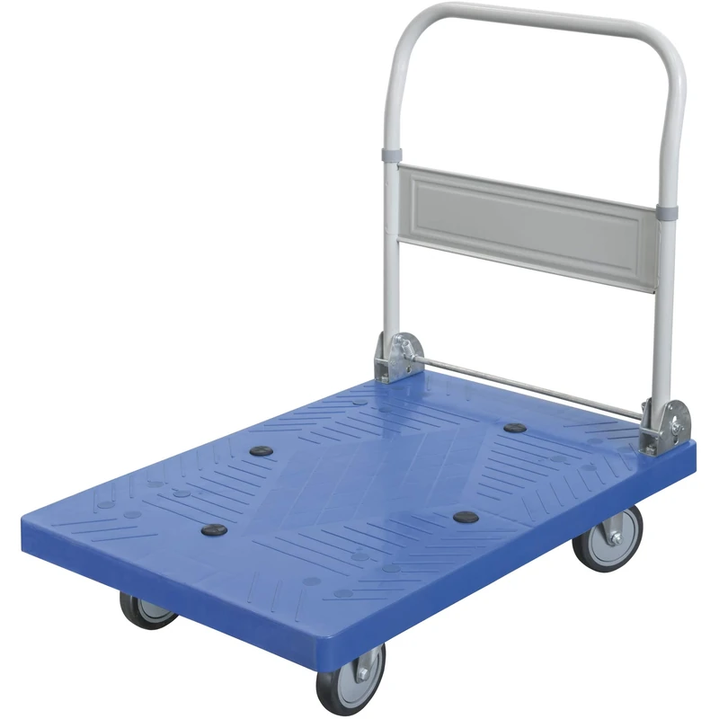 fervi C300 with Platform Trolley 400 Kg, Grey/Cyan