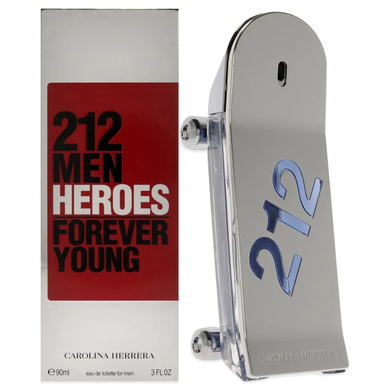 212 Heroes Forever Young Carolina Herrera For Men 3 oz EDT Spray