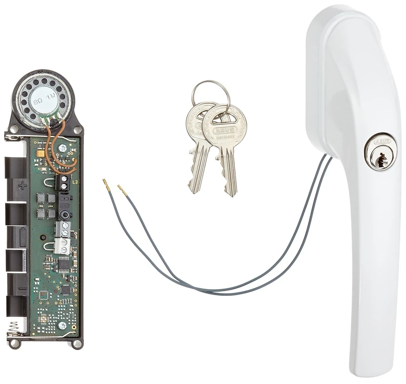 Abus Stable Window Bar Lock with Alarm FOS550 A, 07299