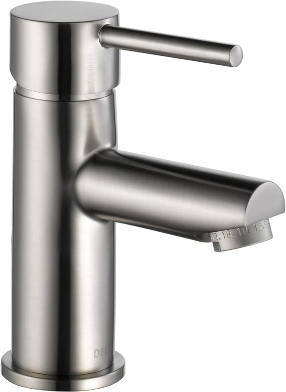 Delta Faucet Modern Single Handle Bathroom Faucet, Stainless