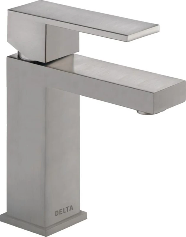 Delta Faucet 567LF-SSPP Modern Single Handle Bathroom Faucet, Stainless